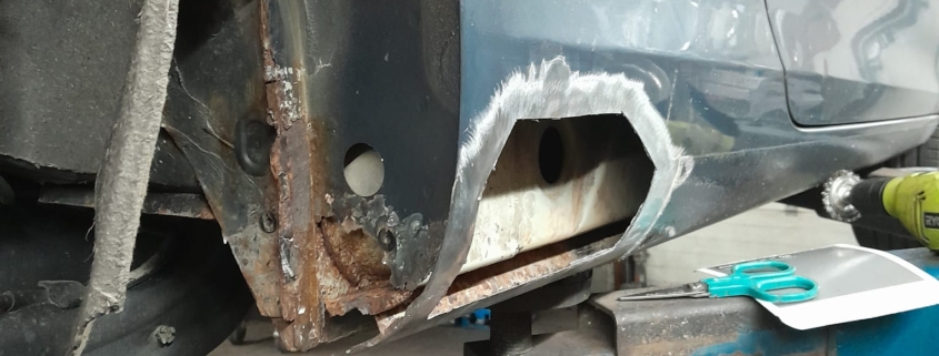 Schweller VW EOS Ausbesserung
