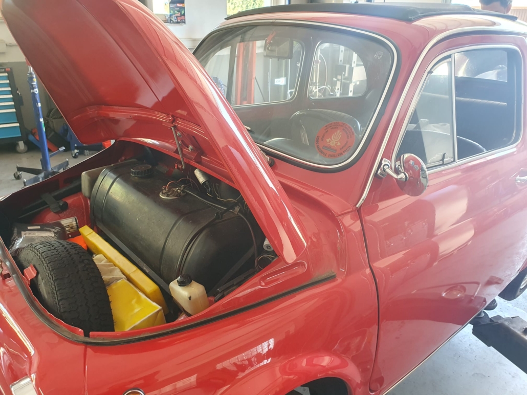 Fiat 500 1969 Front offen