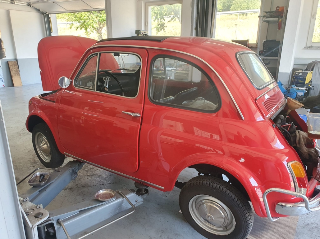 Fiat 500 1969 Seite links